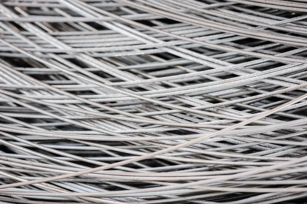 Hank of metal wire background — Stock Photo, Image