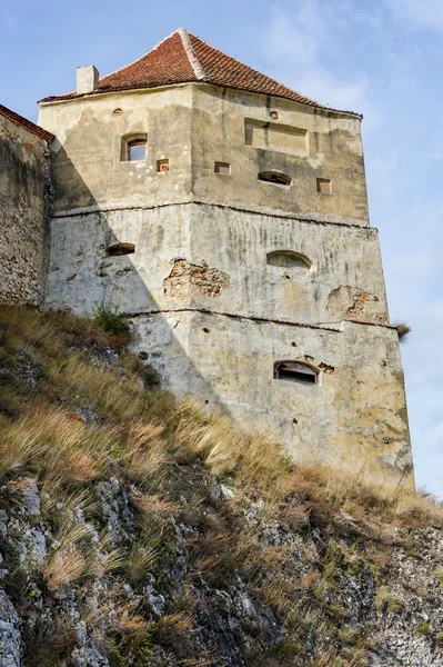 Medeltida fästning i rasnov, Transsylvanien, brasov, Rumänien — Stockfoto