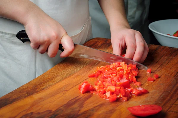 Geschnittene Tomaten — Stockfoto