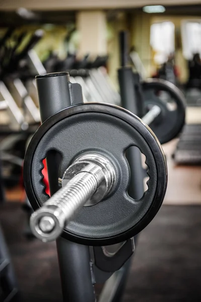 Langhantel bereit für das Training — Stockfoto