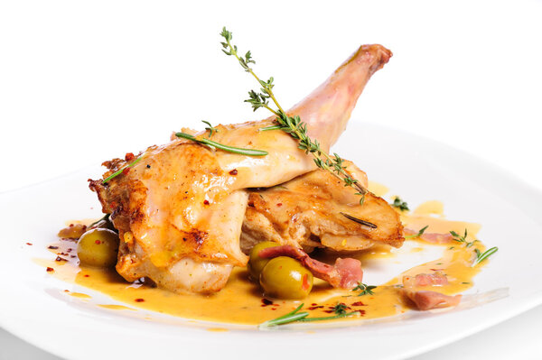 Подготовленные кроличьи лапки
