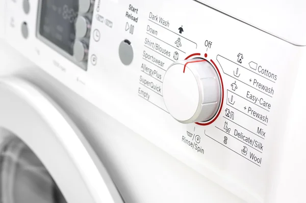 Closeup of laundry or washing machine — Stock Photo, Image