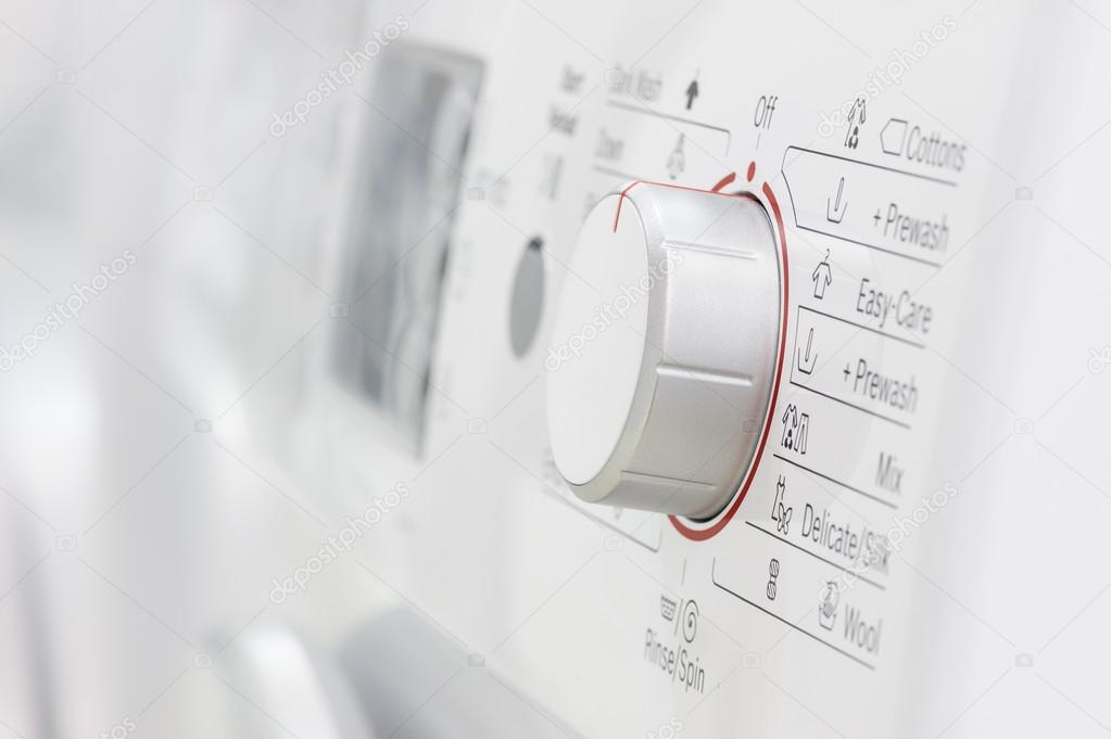 control panel of washing machine