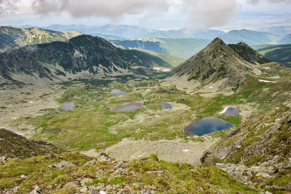 Hi-res panorama gór Retezat, Rumunia, Europa — Zdjęcie stockowe