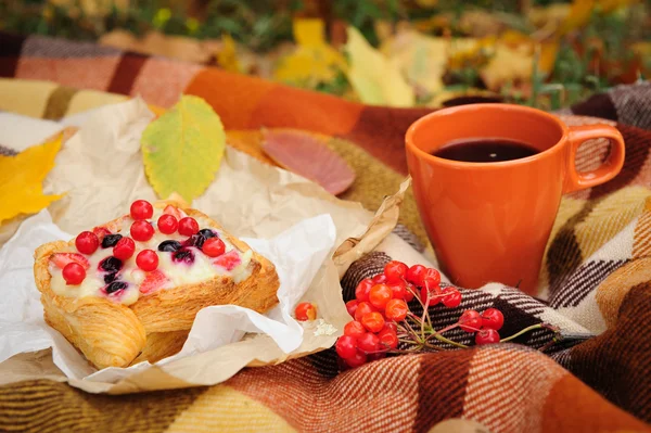 Romantic autumn still life — Stock Photo, Image