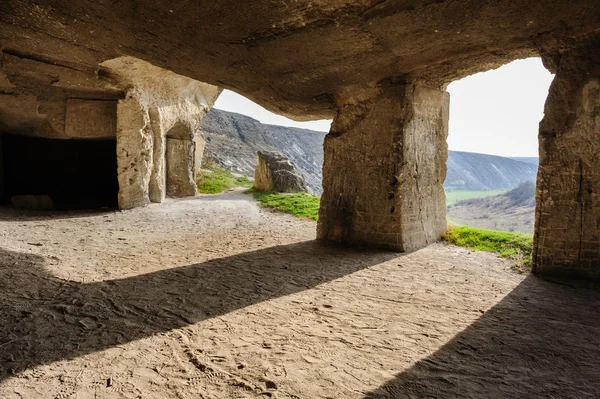 Limestone mines, Old Orhei, Moldova — Stock Photo, Image