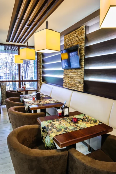 현대적 인 레스토랑 내부 — 스톡 사진