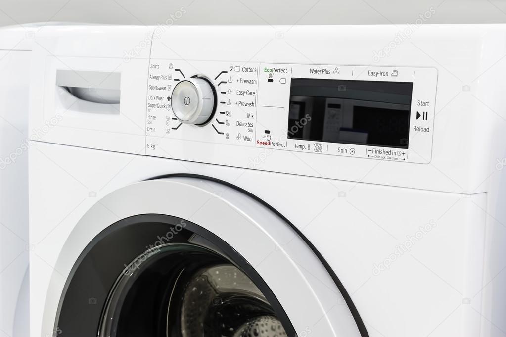closeup of laundry or washing machine