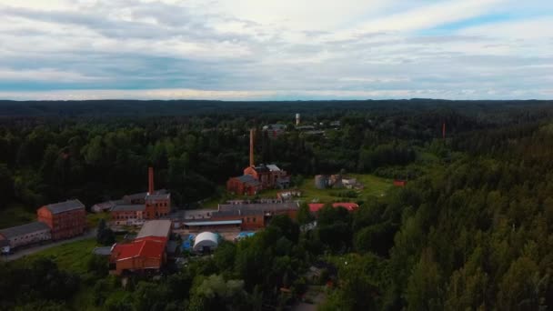 Old Ligatne Paper Mill Village Ligatne Latvia Inglés Molino Papel — Vídeos de Stock