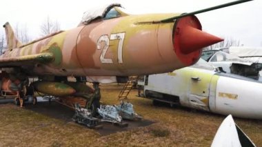 Riga Havacılık Müzesi 'nde sergilenen Sovyet Rusya ve Nato Uçak Koleksiyon Modelleri' nin ayrıntıları