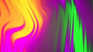 Soyut Sıvı Dalgaları Sıvı Gradyan Arkaplan Hareketi Neon Renkleri ve Sıvı Gradyanlarıyla Kusursuz Döngü