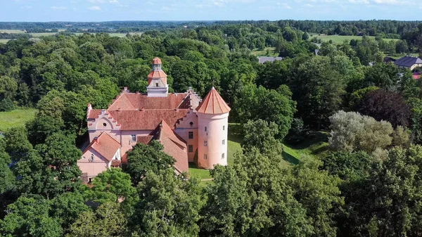 라트비아의에 Courland Kurzeme Western Latvia 목적지 랜드마크 공중에서 바라보는에 양식으로 — 스톡 사진