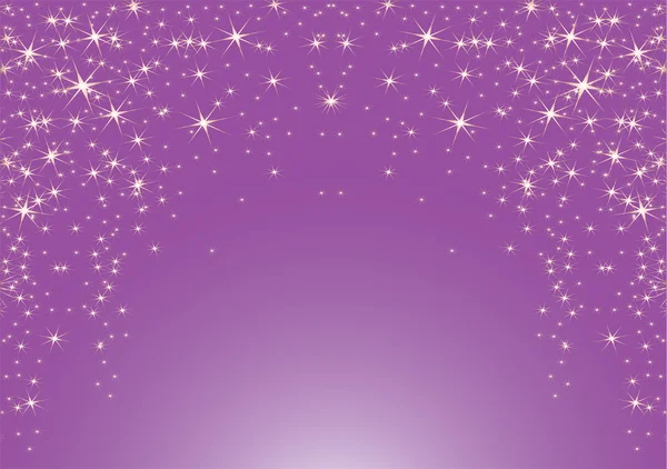 Purple background with stars — Stock Vector