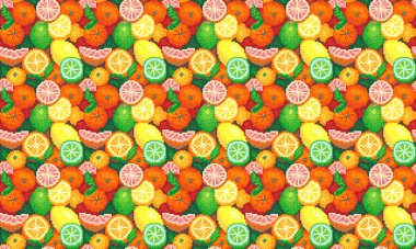 Citrus deseni. Meyveli kusursuz desen. Takım elbiseler arka plan, duvar kağıdı, pankart.