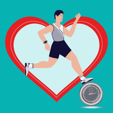 İleri düzey eğitim. Koşucu, kronometre, kalp-vektör. Akıllı egzersizler.