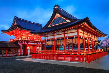 The beauty of the temples in Japan. clipart
