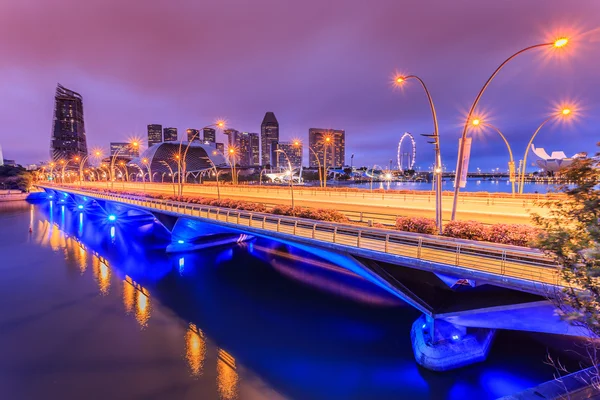 Singapore bridge — Stock Photo, Image