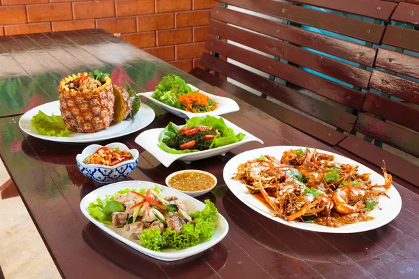 Estilo de comida tailandesa — Fotografia de Stock