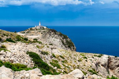 Lighthouse of Cap de Formentor in Mllorca island clipart