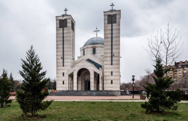 Sırbistan 'ın Niş kentinde Kutsal İmparator Konstantin Kilisesi ve İmparatoriçe Helen