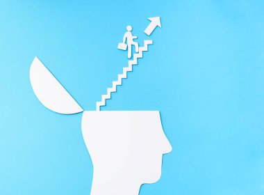 Yükseltme ve iş refaha erer kavram, Kağıt Kesiği Kafa Buluta çıkan merdivenler