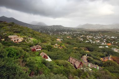 Noordhoek village in South Africa clipart