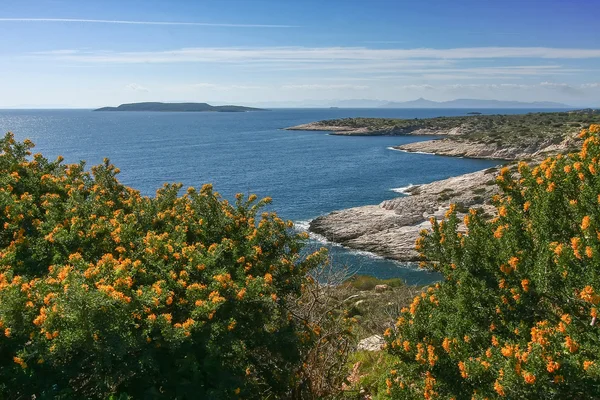 アテネ、ギリシャの近くの海岸 — ストック写真