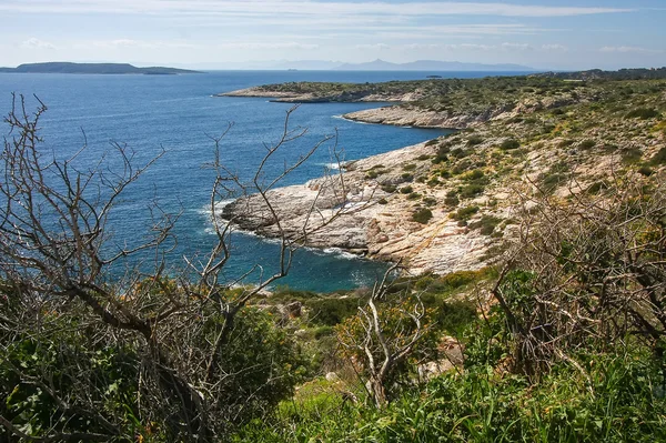 Côte près de Athènes, Grèce — Photo