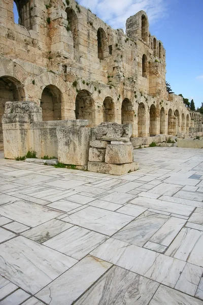 Meydanı ve Atina Herodes Atticus Odeon — Stok fotoğraf