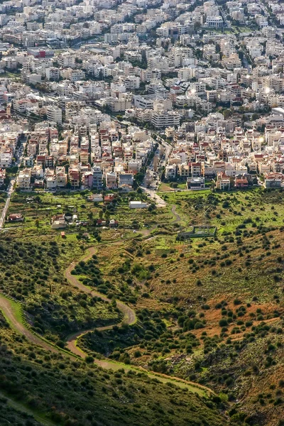 Zicht op Athene, Griekenland — Stockfoto