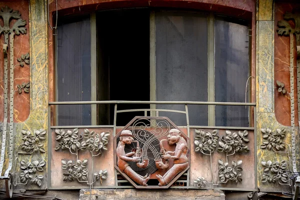 Detail aus dem Bau in Barcelona — Stockfoto