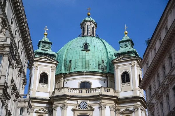Peterskirche (St. Peters Church) in Vienna, Austria, Europe. — Stock Photo, Image