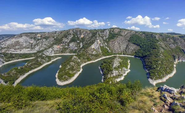 Meanders River Uvac Serbia — Stock Photo, Image