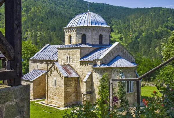 Starý Středověký Klášter Gradac Srbsku — Stock fotografie