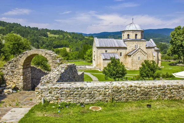 Sırbistan Daki Eski Ortaçağ Manastırı Gradac — Stok fotoğraf