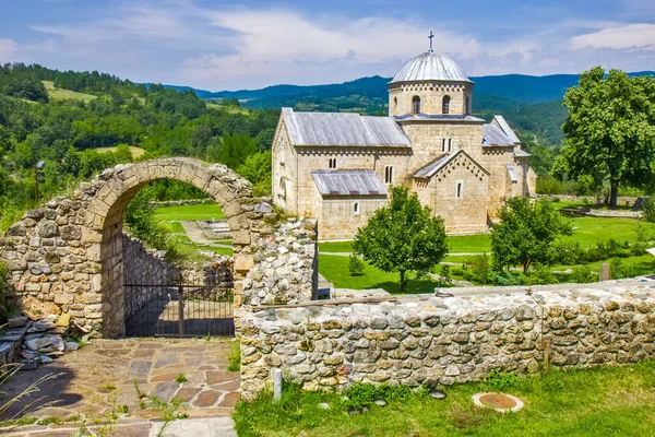 Oud Middeleeuws Klooster Gradac Servië — Stockfoto