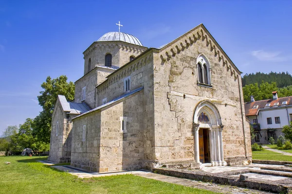 Gamla Medeltida Kloster Gradac Serbien — Stockfoto