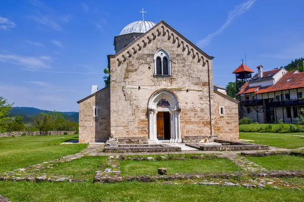 Sırbistan Daki Eski Ortaçağ Manastırı Gradac — Stok fotoğraf