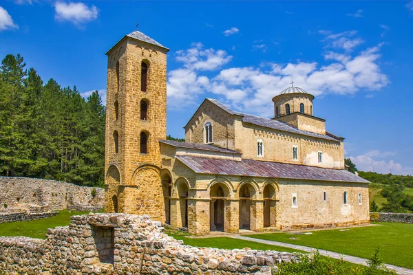 Monasterio Sopocani Serbia Cerca Nova Varos — Foto de Stock