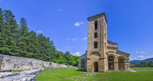 Mosteiro Sopocani Sérvia Perto Nova Varos — Fotografia de Stock