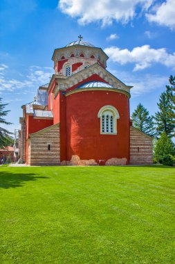 Sırbistan 'ın Krallığı yakınlarındaki Zica manastırı