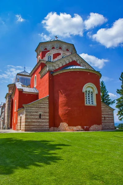 Zica Kloster Nära Kraljevo Serbien — Stockfoto