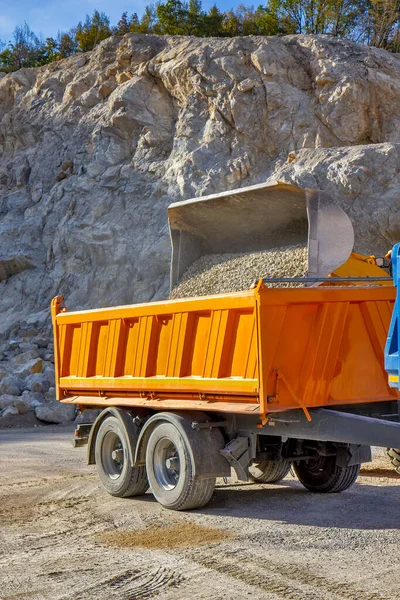 Loading Gravel Truck — Stock Photo, Image