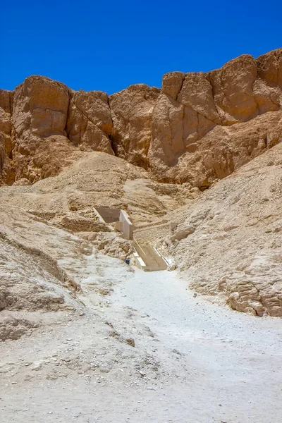 Гробница Фараона Меренпты Долине Царей Луксор Египет — стоковое фото