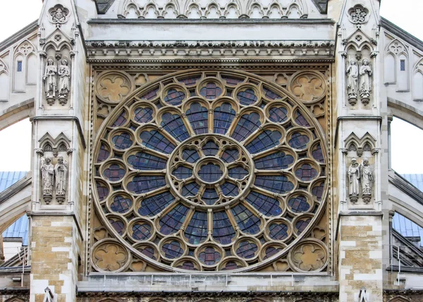 Westminster Abbey, noordelijke kant - detail — Stockfoto