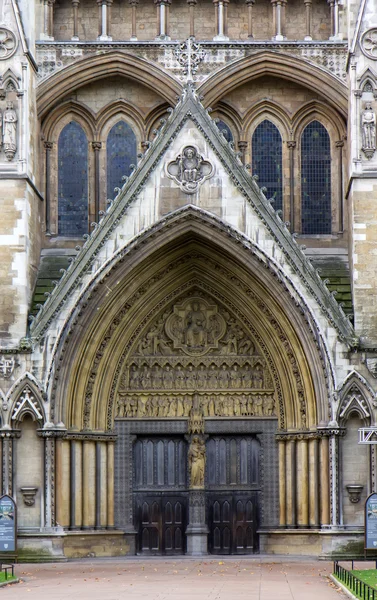 Westminster Abbey, noordelijke ingang — Stockfoto