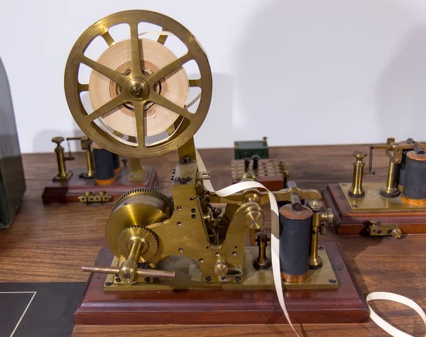 Vintage Morse telegraph machine Stock Picture