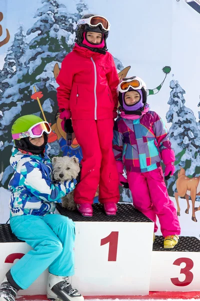 Ski competition winner