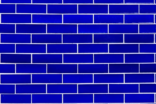 Pared de ladrillo azul — Foto de Stock