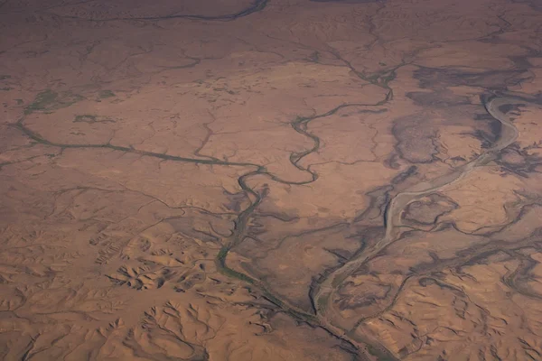 Sahara, luchtfoto — Stockfoto